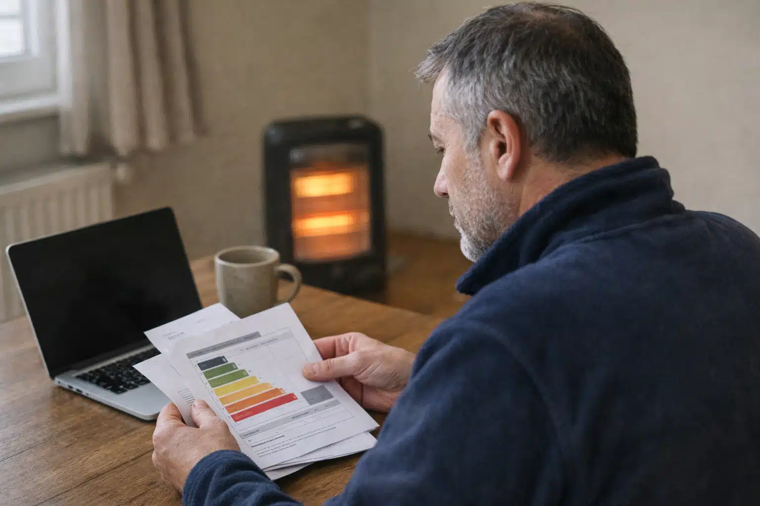 Diagnostic de performance énergétique DPE montrant une sous-évaluation des résultats réels d'un logement